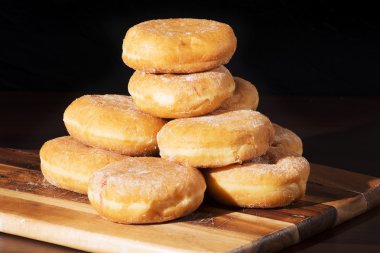 Group of cinnamon donuts 
